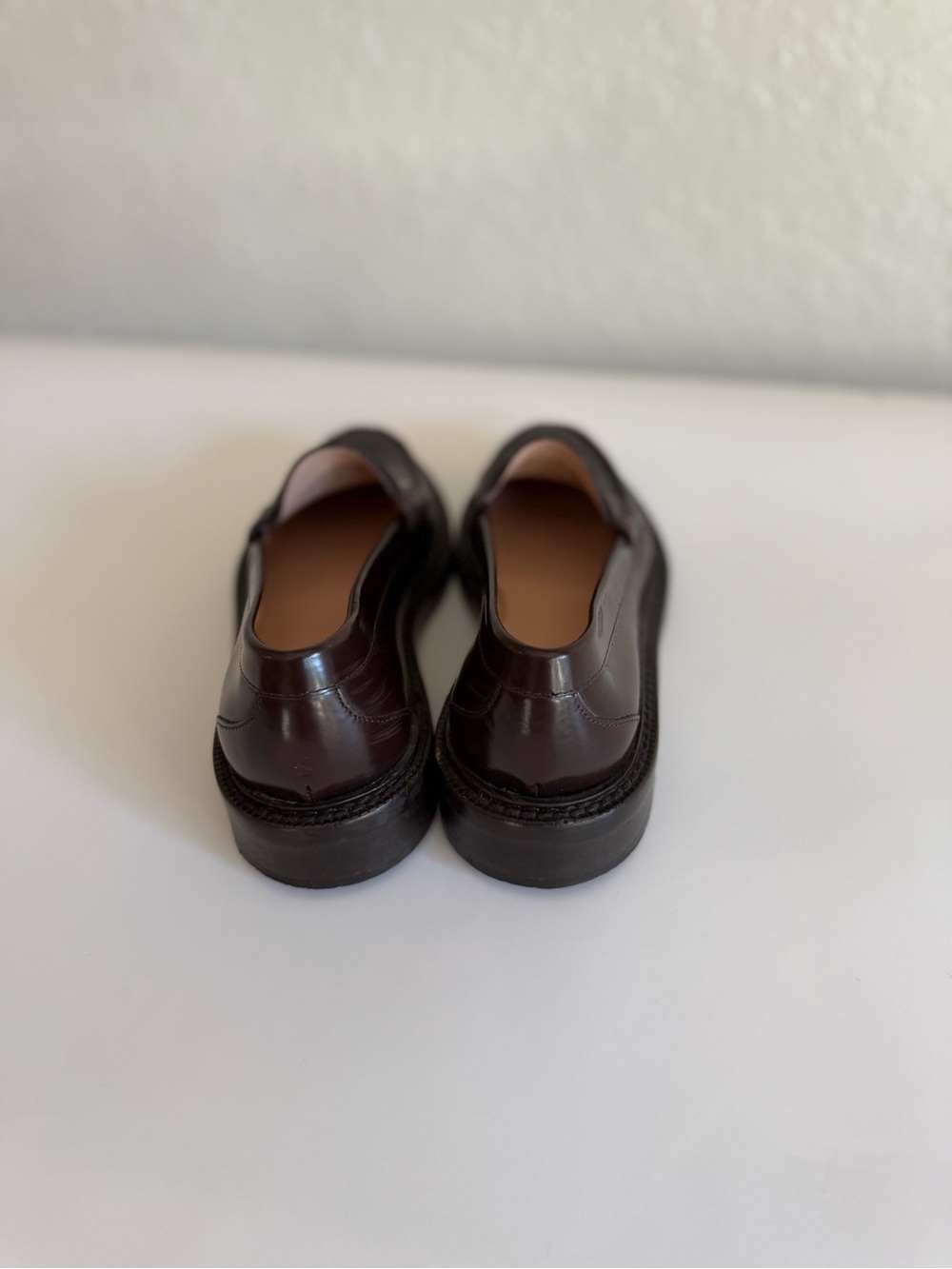 J. Crew Dark Brown Leather Penny Loafers - Picture 6 of 8